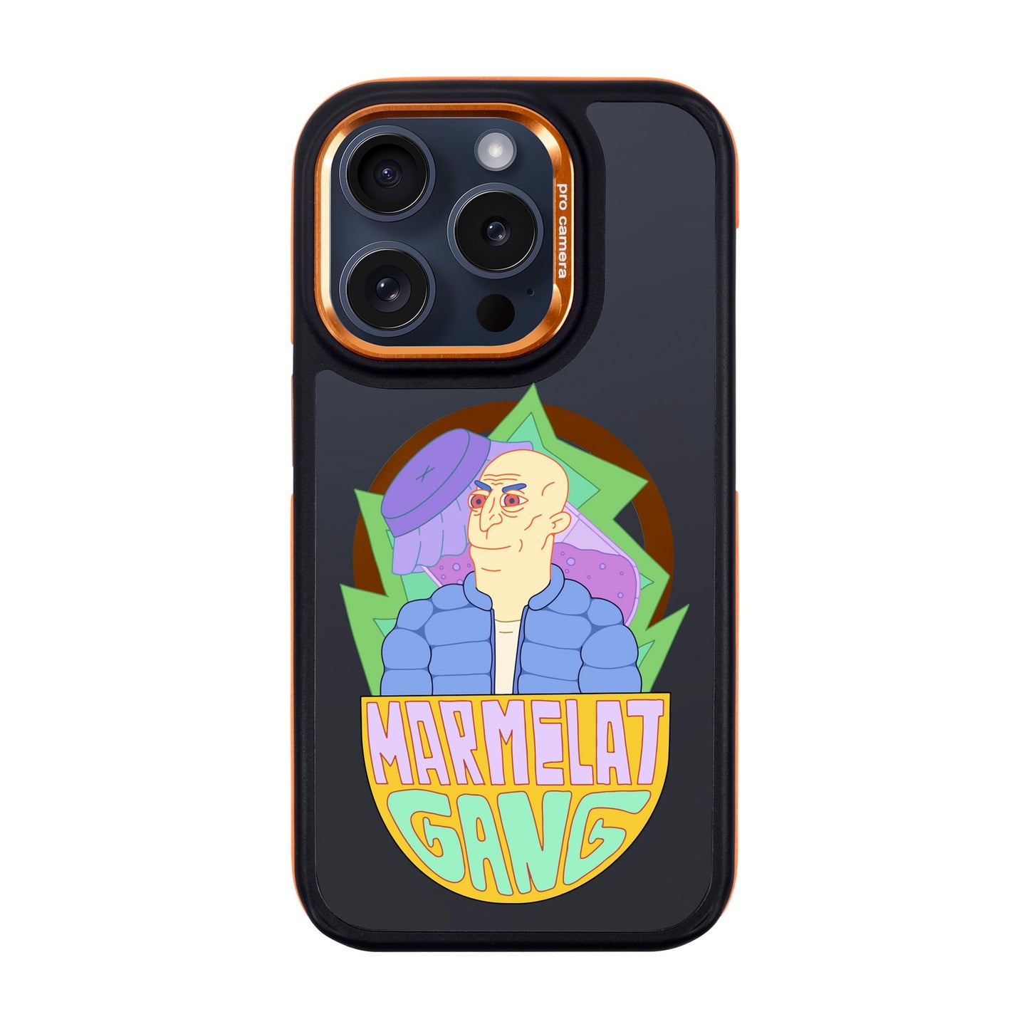 MARMELAT GANG-iPhone 15 Pro Dark Kılıf MagSafe Özellikli