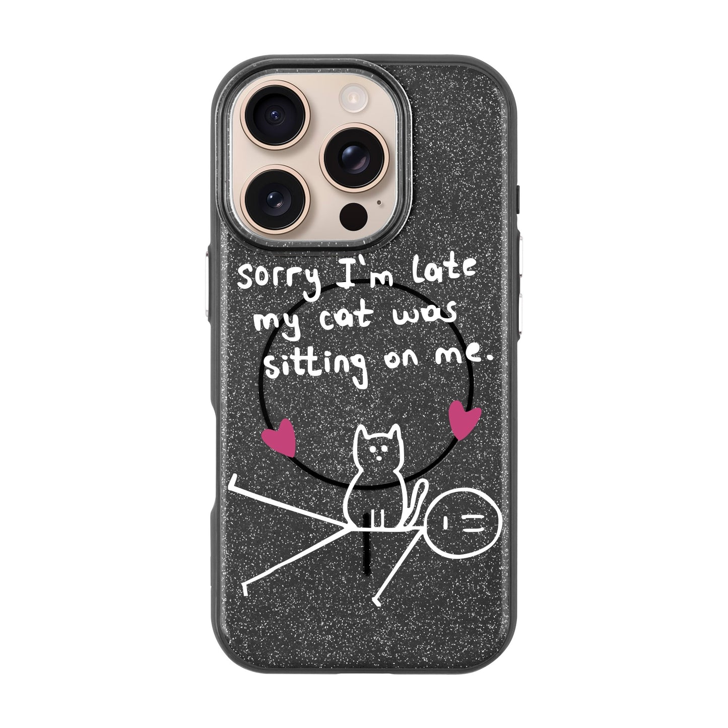 SORRY I'M LATE-iPhone 16 Pro Radiant Kılıf MagSafe Özellikli