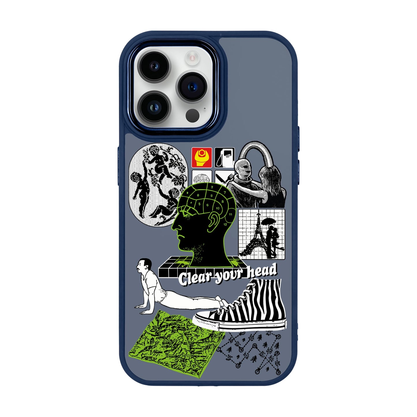 CLEAR YOUR HEAD-iPhone 14 Pro Max Proof Kılıf