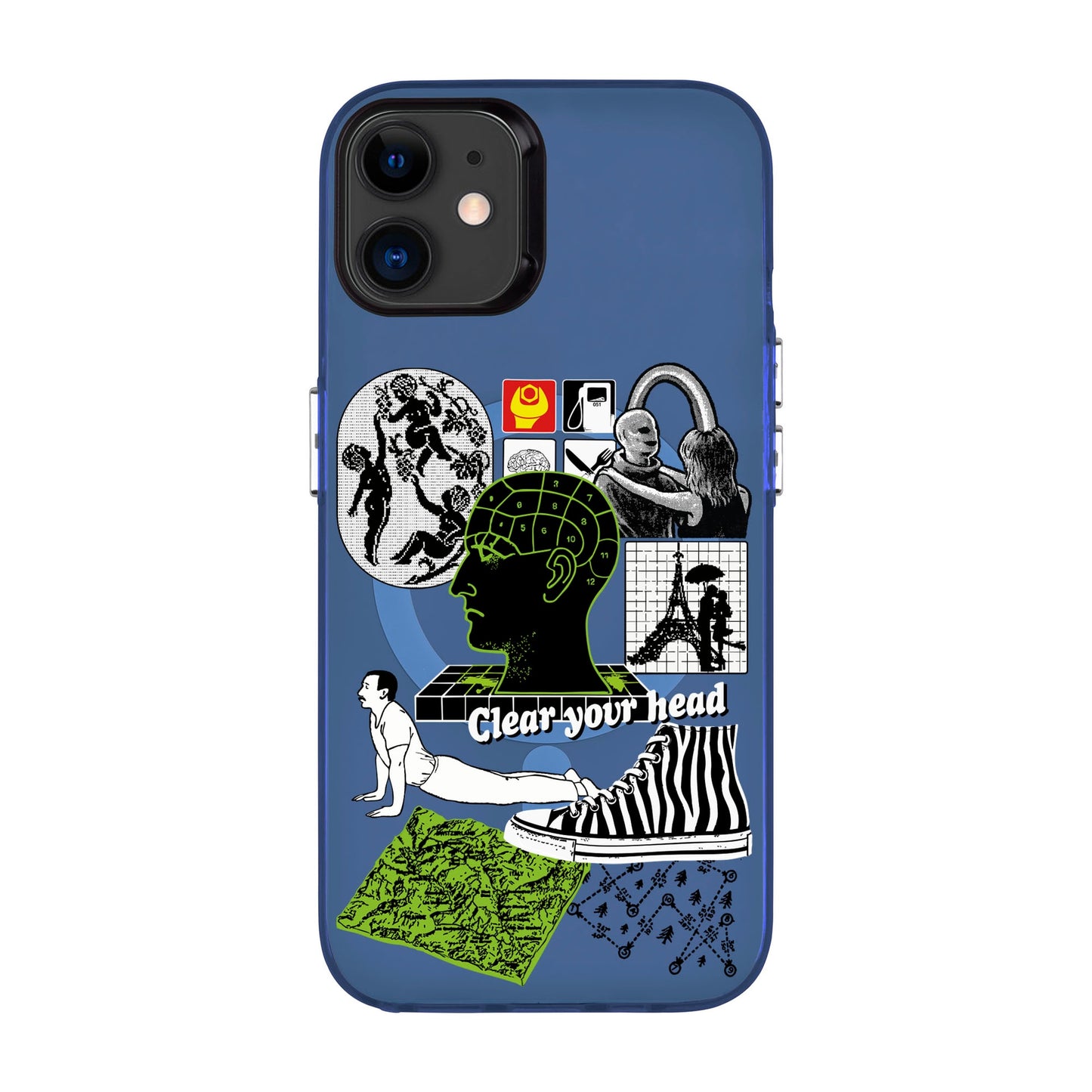 CLEAR YOUR HEAD-iPhone 12 Hold Kılıf MagSafe Özellikli