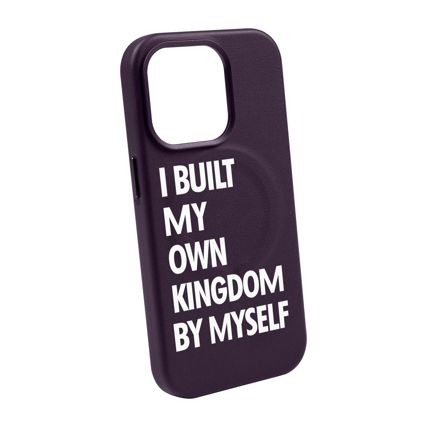 KINGDOM-iPhone 14 Pro Max Leather Kılıf MagSafe Özellikli