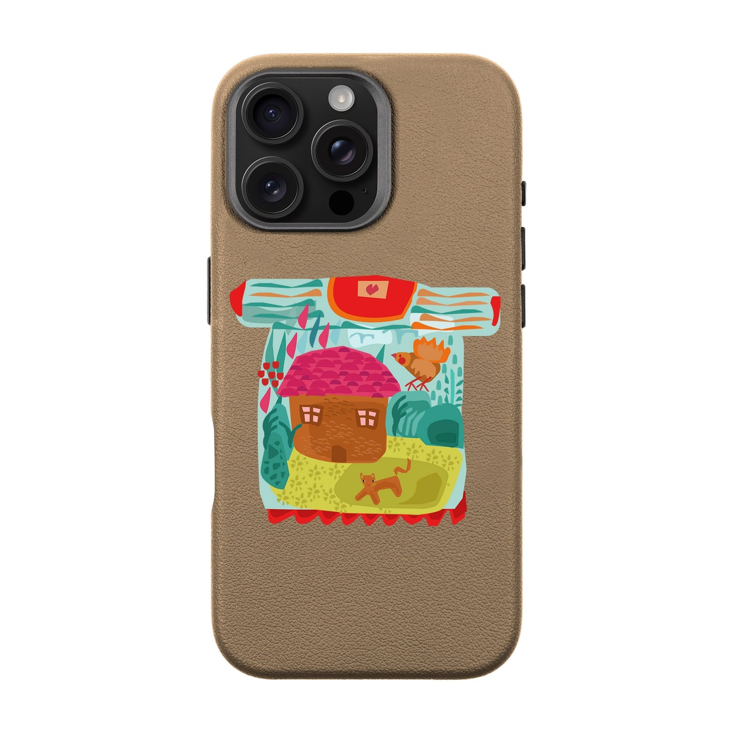 SİHİRLİ KAZAK-iPhone 16 Pro Max Leather Premium Kılıf MagSafe Özellikli