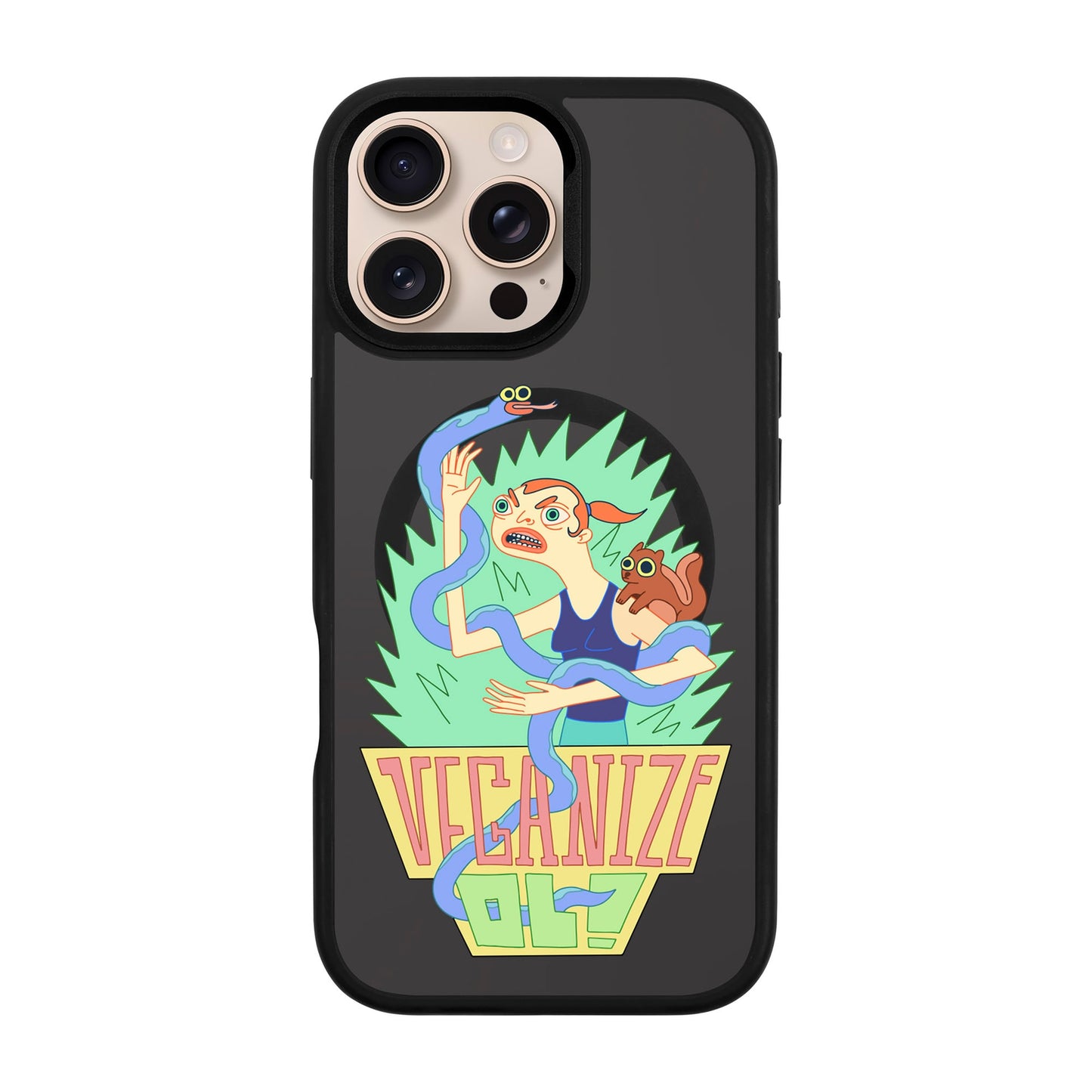 VEGANİZE-iPhone 16 Pro Max Rise Kılıf MagSafe Özellikli