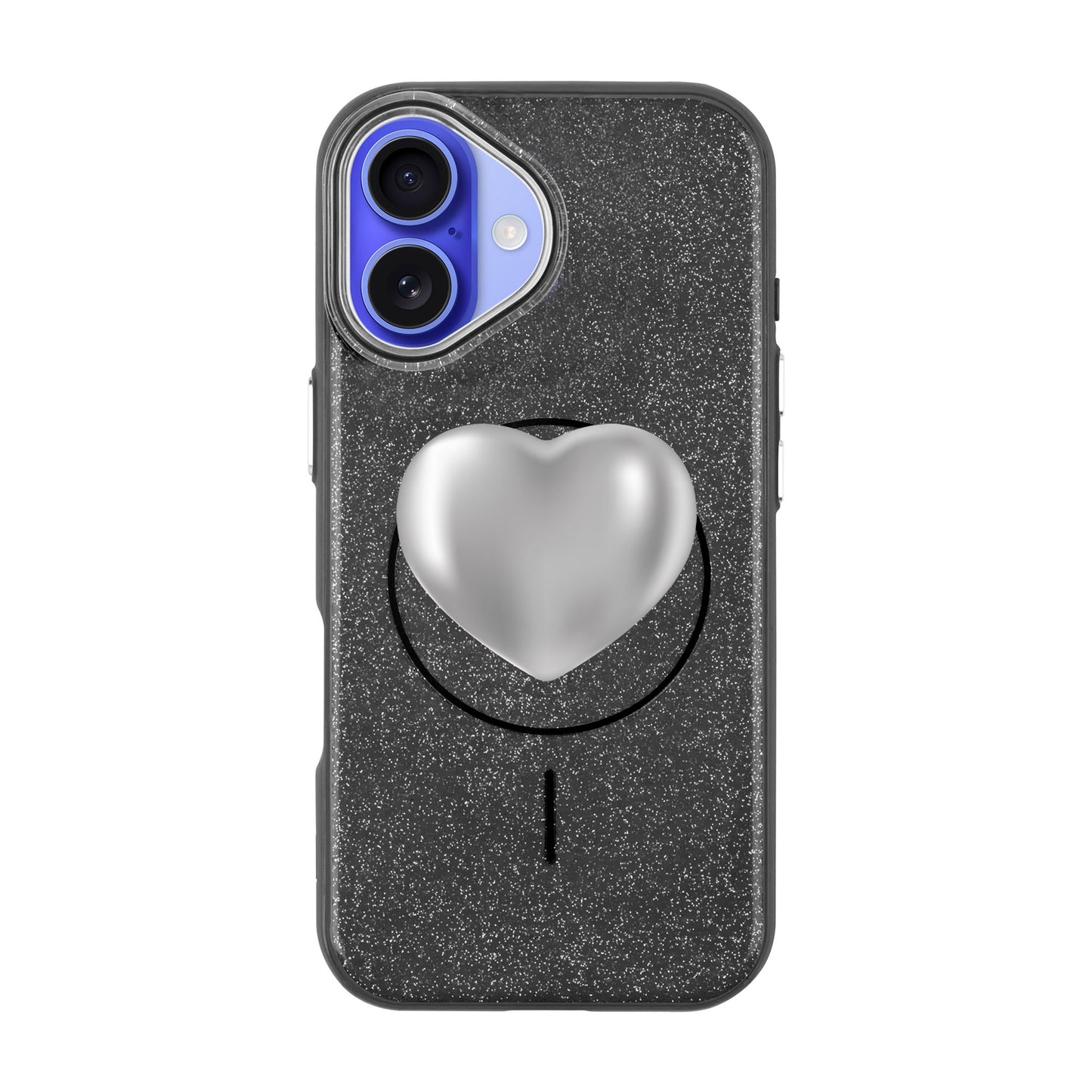 SILVER HEART-iPhone 16 Plus Radiant Kılıf MagSafe Özellikli