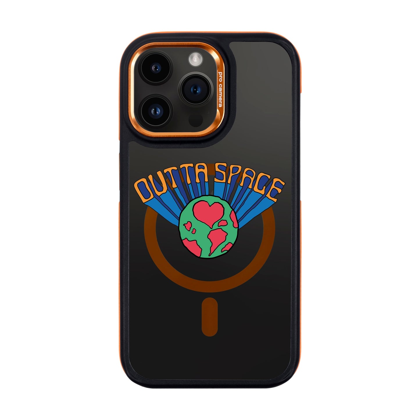 OUTTA SPACE-iPhone 14 Pro Max Dark Kılıf MagSafe Özellikli