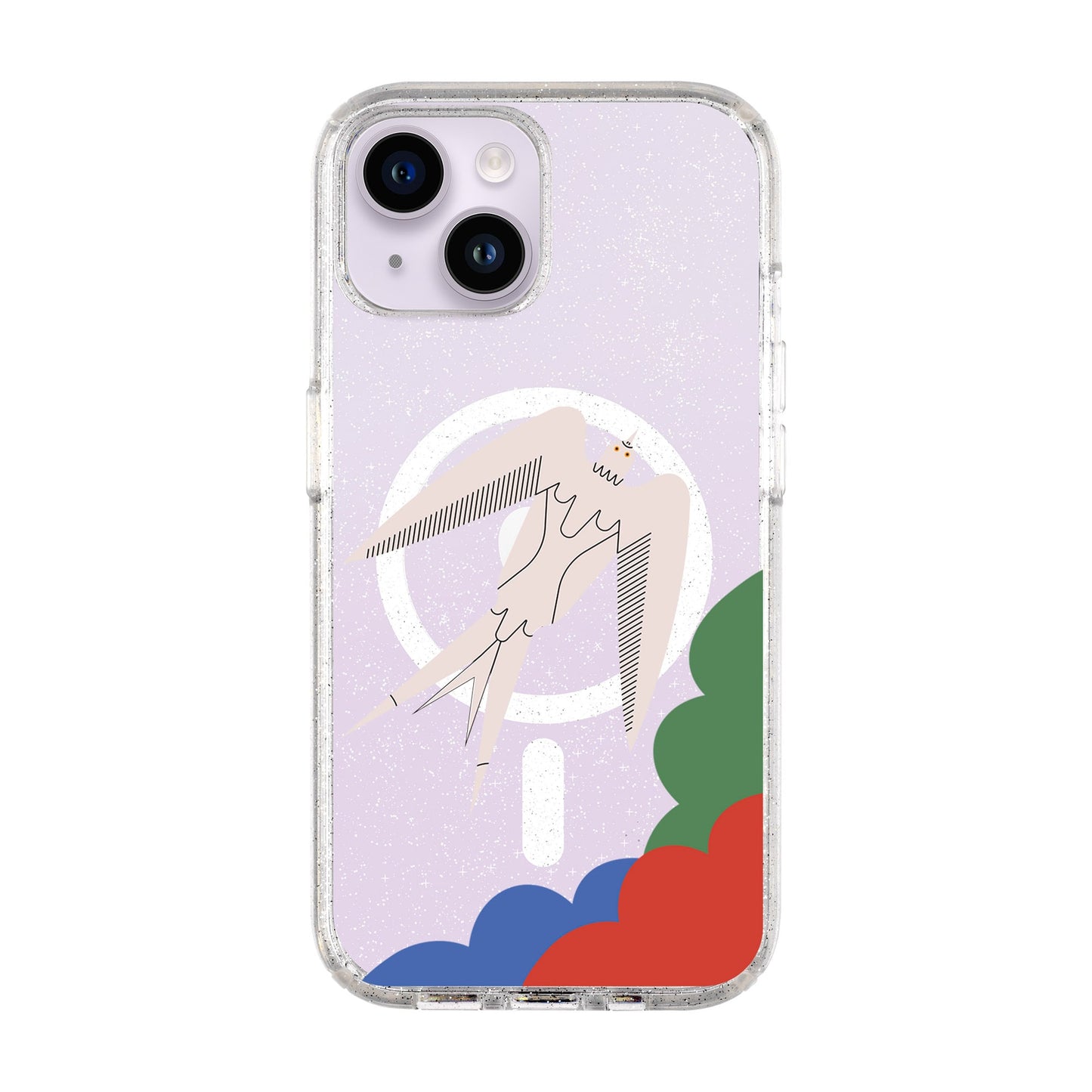 L’OISEAU LIBRE-iPhone 15 Plus Shiny Kılıf MagSafe Özellikli