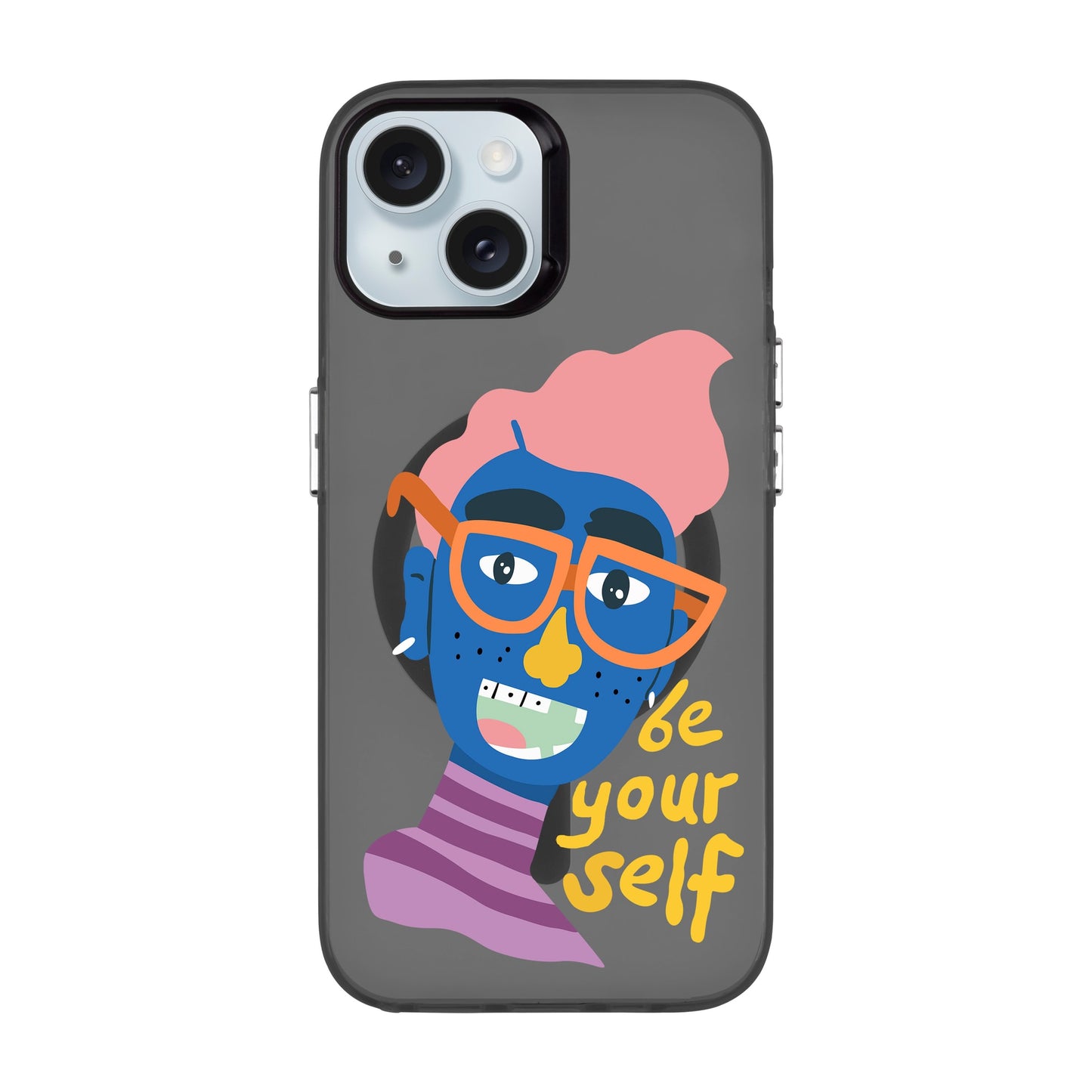 BE YOUR SELF-iPhone 15 Hold Kılıf MagSafe Özellikli