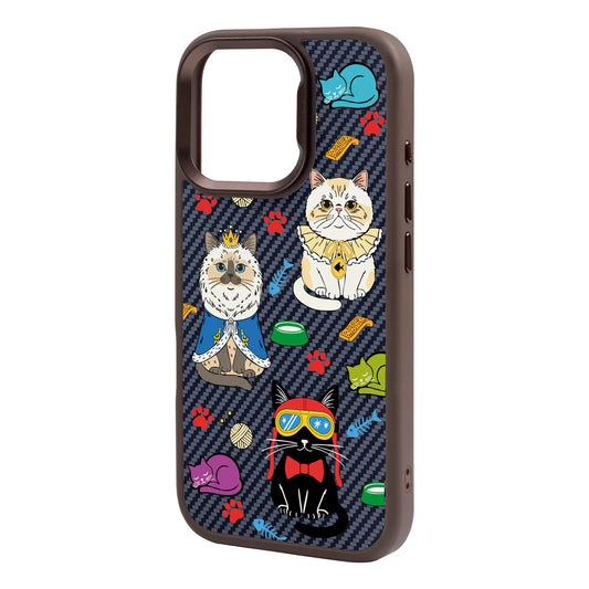ROYAL CATS-iPhone 16 Pro Plaid Kılıf MagSafe Özellikli