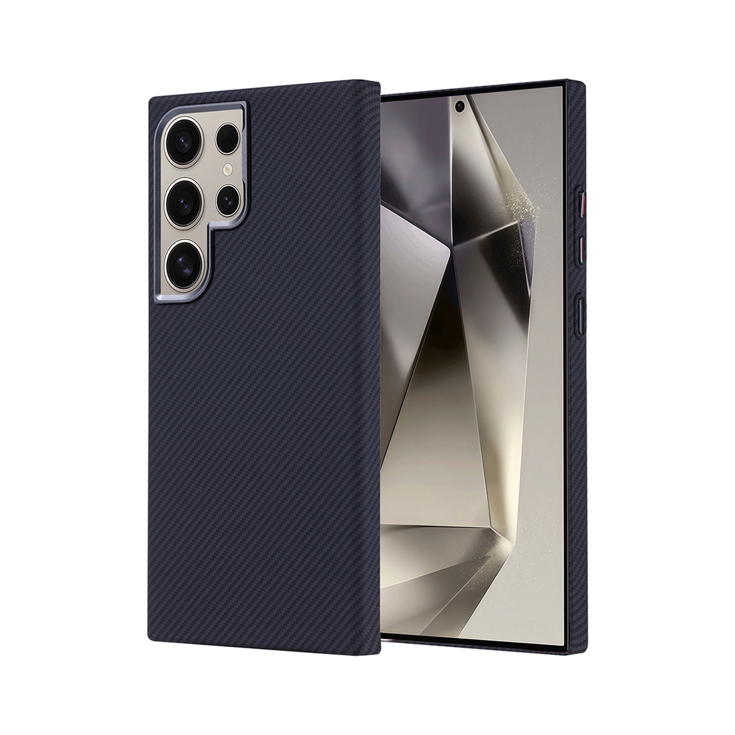 NEW-Galaxy S24 Ultra Tissu Kılıf MagSafe Özellikli