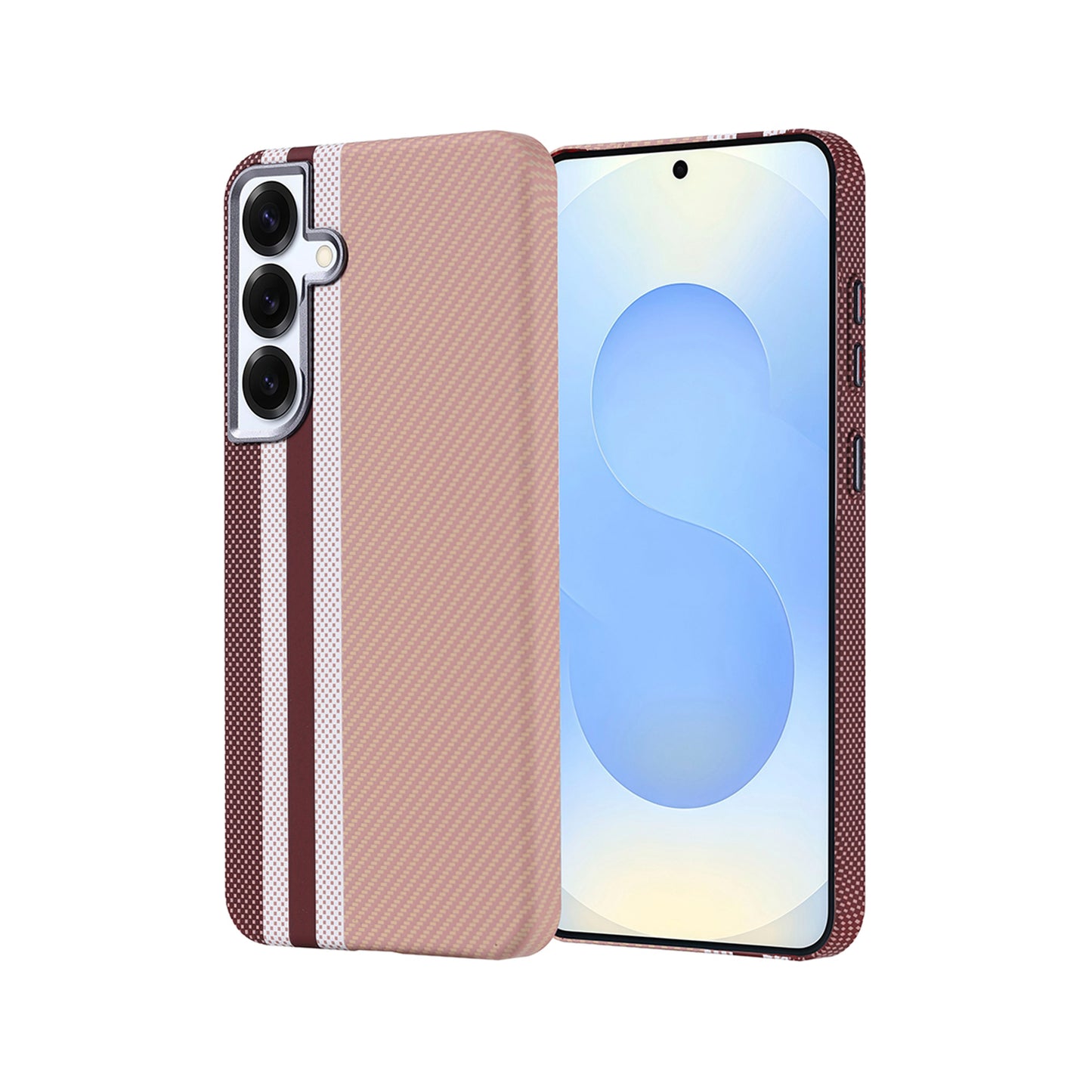 NEW-Galaxy S25 Plus Tissu Kılıf MagSafe Özellikli