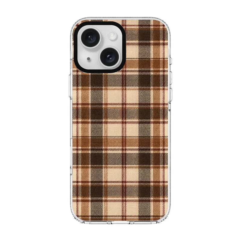 AUTUMN TARTAN-Clear Kılıf MagSafe Özellikli - iPhone 11