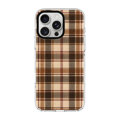 AUTUMN TARTAN-Clear Kılıf MagSafe Özellikli - iPhone 14 Pro