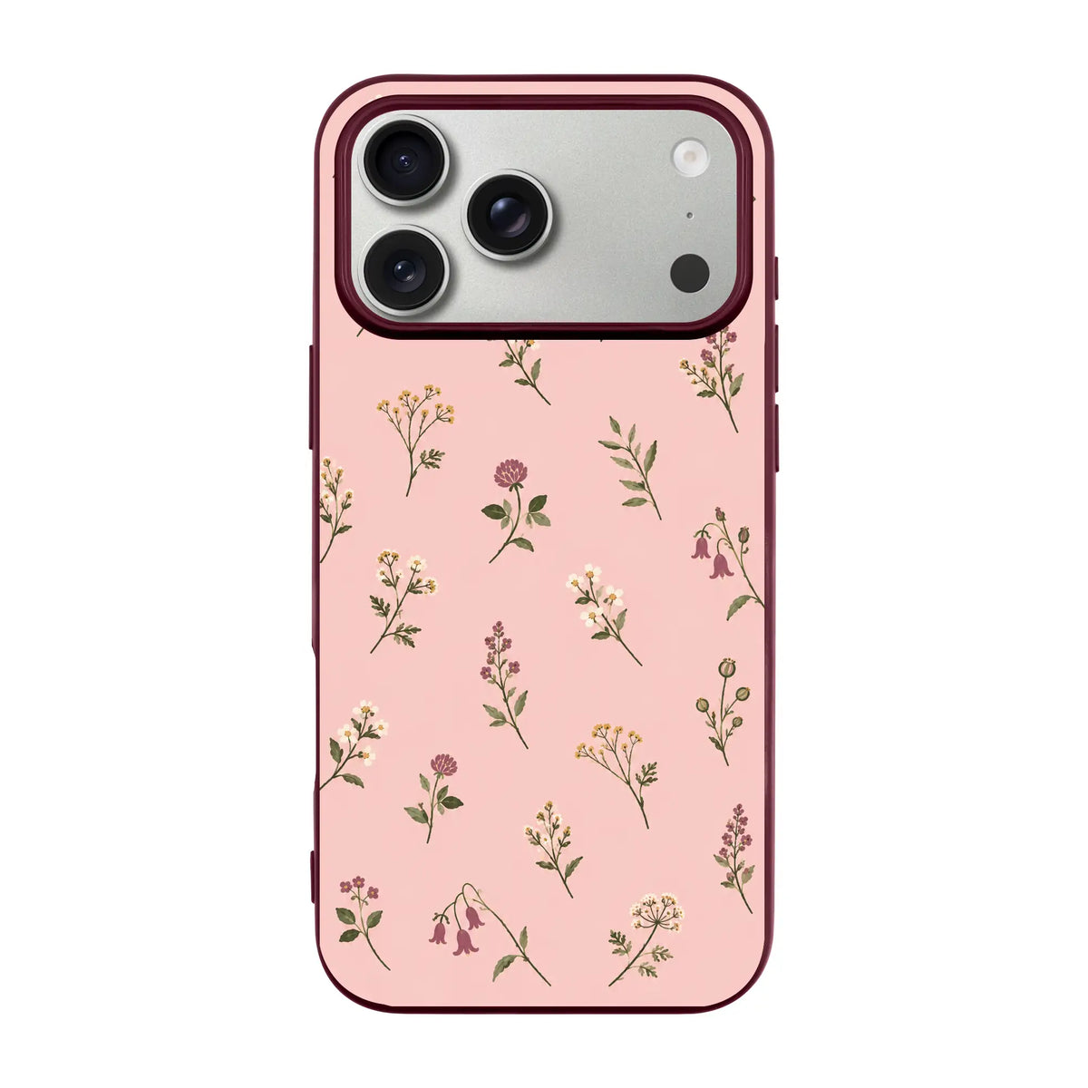 BLUSH MEADOW-Ultra Silikon Kılıf-iPhone 17 Pro