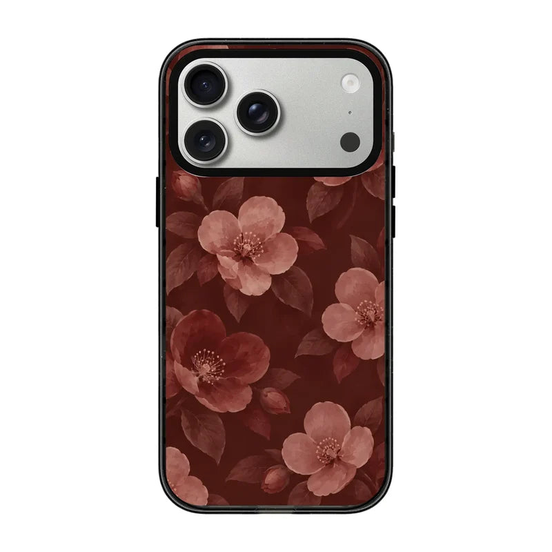 BURGUNDY BLOOM-Power Kılıf - iPhone 18 Pro