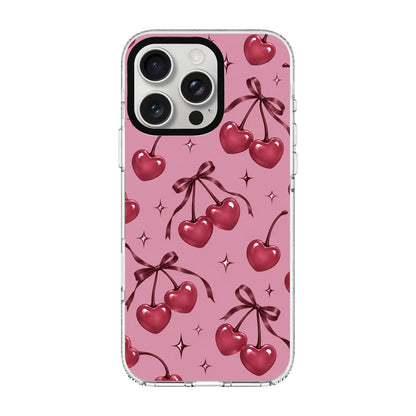 CHERRY ROMANCE-Clear Kılıf MagSafe Özellikli - iPhone 13 Pro