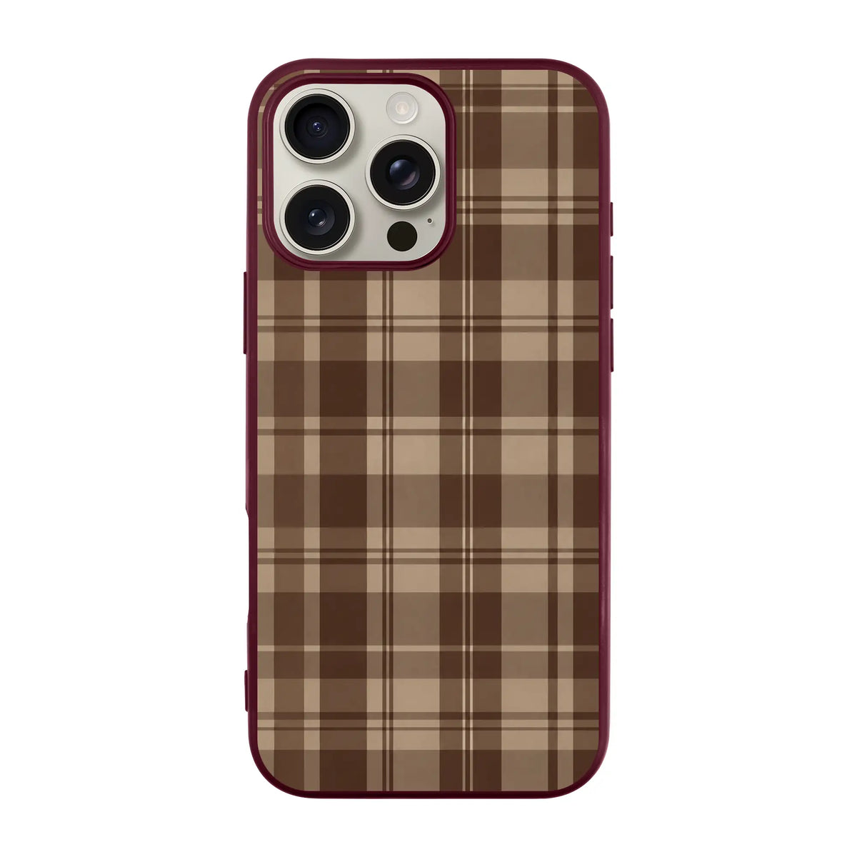 COCOA PLAID-Ultra Silikon Kılıf-Galaxy S24