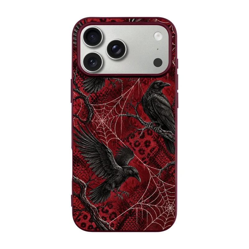 CRIMSON RAVENS-Ultra Silikon Kılıf-iPhone 18 Pro