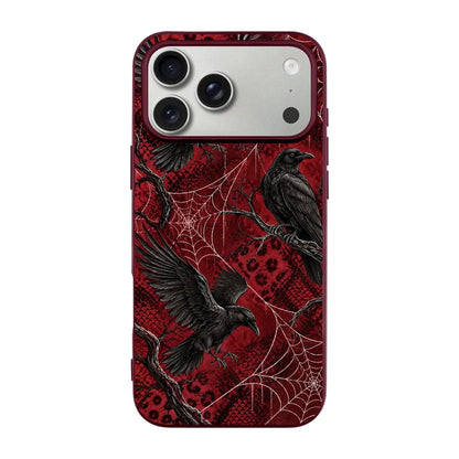 CRIMSON RAVENS-Ultra Silikon Kılıf-iPhone 18 Pro