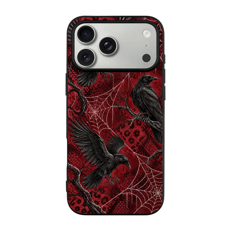 CRIMSON RAVENS-Ultra Silikon Kılıf-iPhone 17 Pro