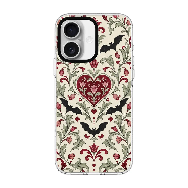 GOTHIC ROMANCE-Clear Kılıf MagSafe Özellikli - iPhone 16 Plus