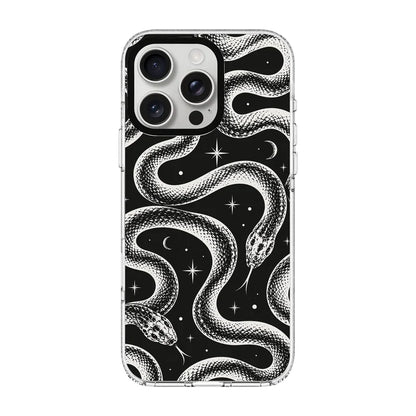 LUNAR SERPENT-Clear Kılıf MagSafe Özellikli - iPhone 15 Pro Max