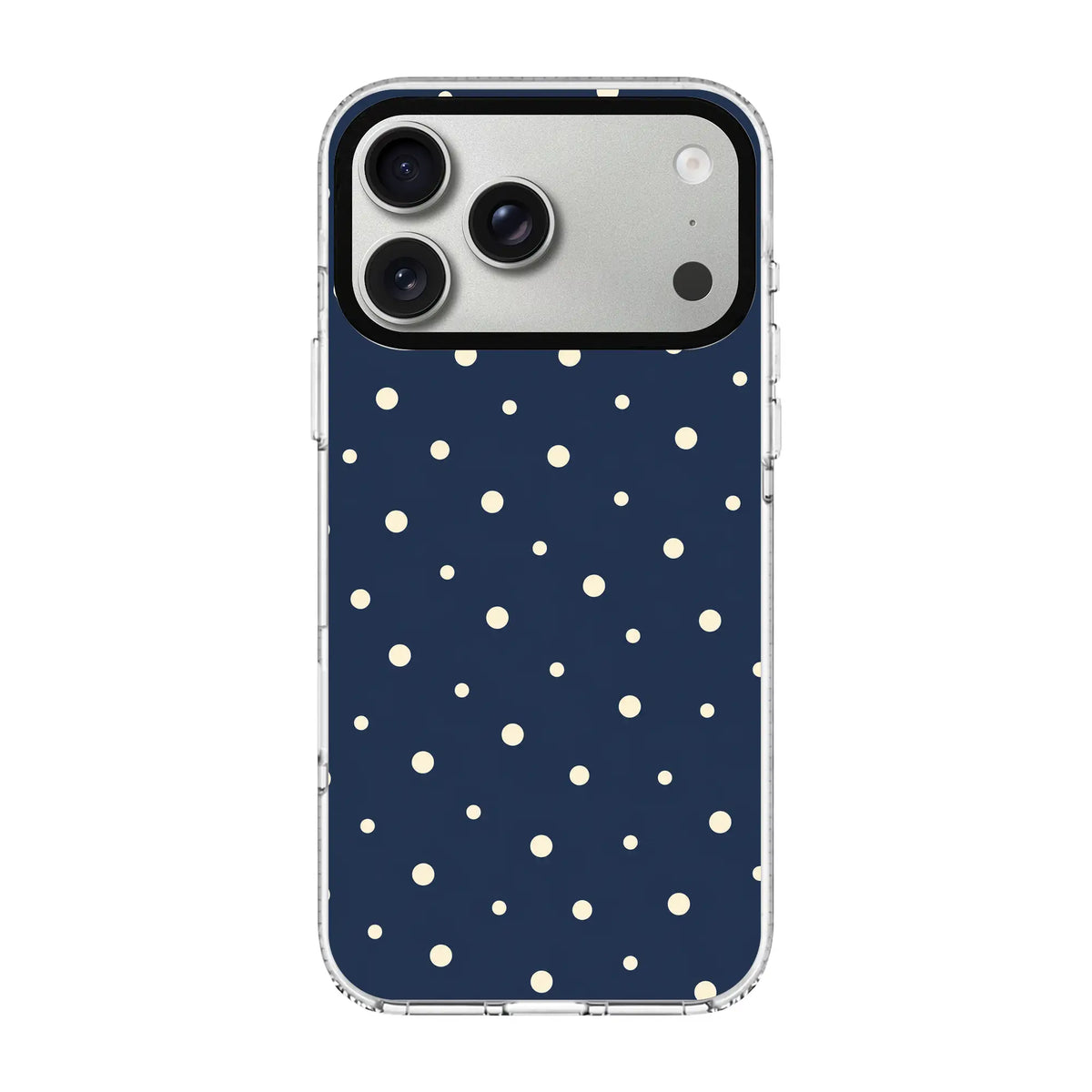 MIDNIGHT DOTS-Clear Kılıf MagSafe Özellikli - iPhone 18 Pro Max