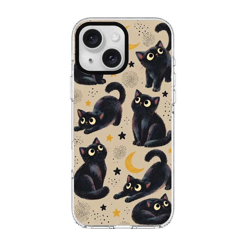 OBSERVER CATS-Clear Kılıf MagSafe Özellikli - iPhone 14 Plus