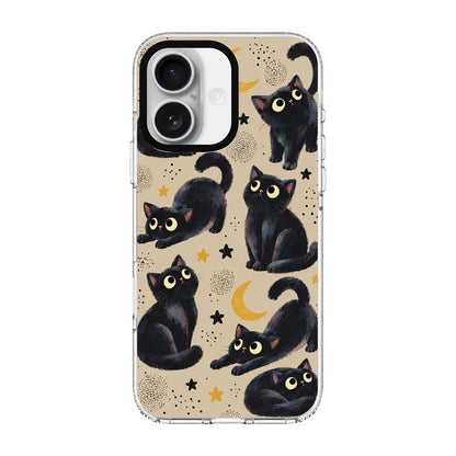 OBSERVER CATS-Clear Kılıf MagSafe Özellikli - iPhone 16 Plus
