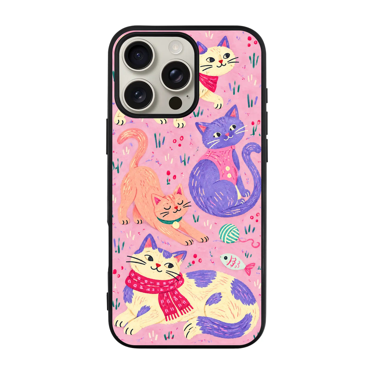 PASTEL CAT-Ultra Silikon Kılıf-Realme C55