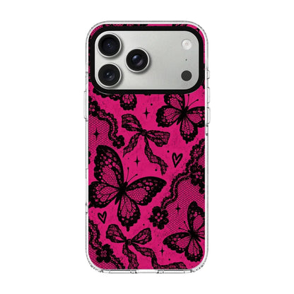 PINK NOIR-Clear Kılıf MagSafe Özellikli - iPhone 18 Pro