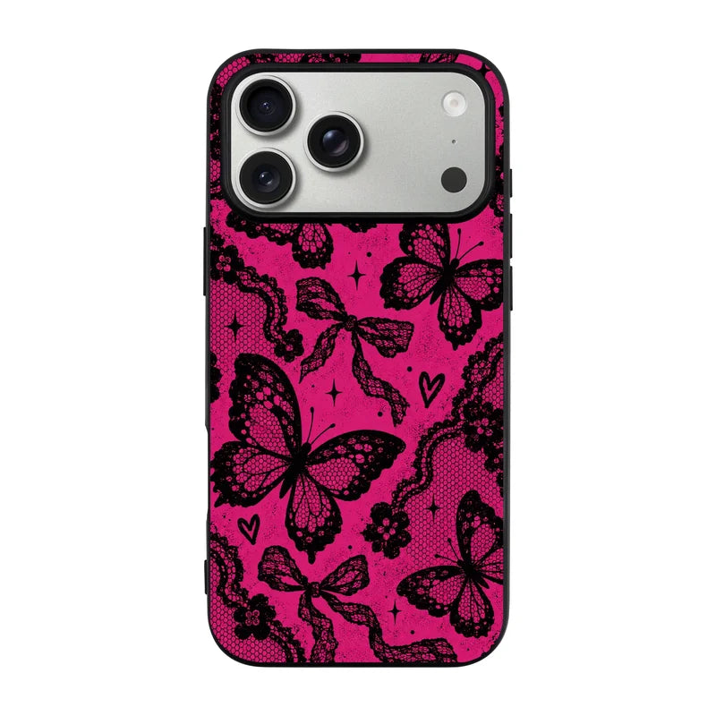 PINK NOIR-Ultra Silikon Kılıf-iPhone 17 Pro Max