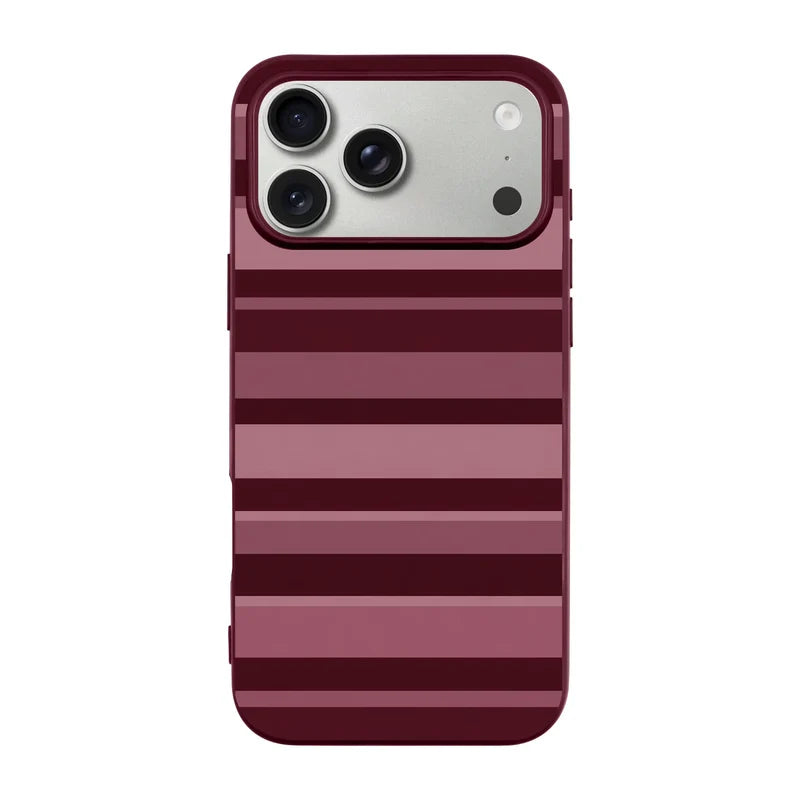 ROSEWOOD STRIPES-Ultra Silikon Kılıf-iPhone 18 Pro