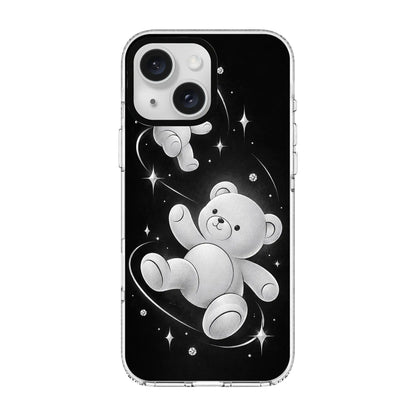 SILVER TEDDY-Clear Kılıf MagSafe Özellikli - iPhone 15