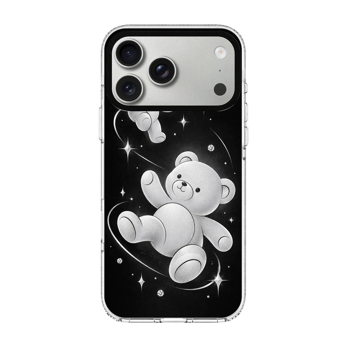 SILVER TEDDY-Clear Kılıf MagSafe Özellikli - iPhone 17 Pro