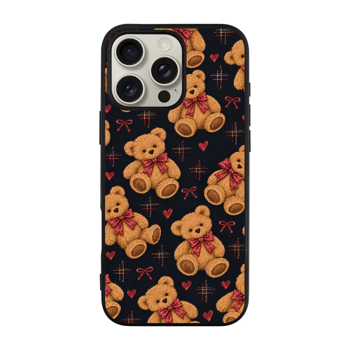 TEDDY CHARM-Ultra Silikon Kılıf-iPhone 12 Pro Max