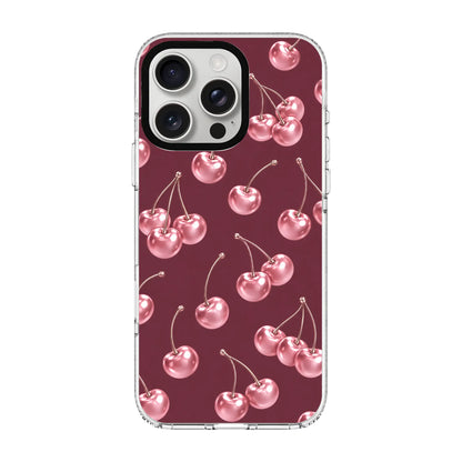 VELVET CHERRY-Clear Kılıf MagSafe Özellikli - iPhone 13 Pro