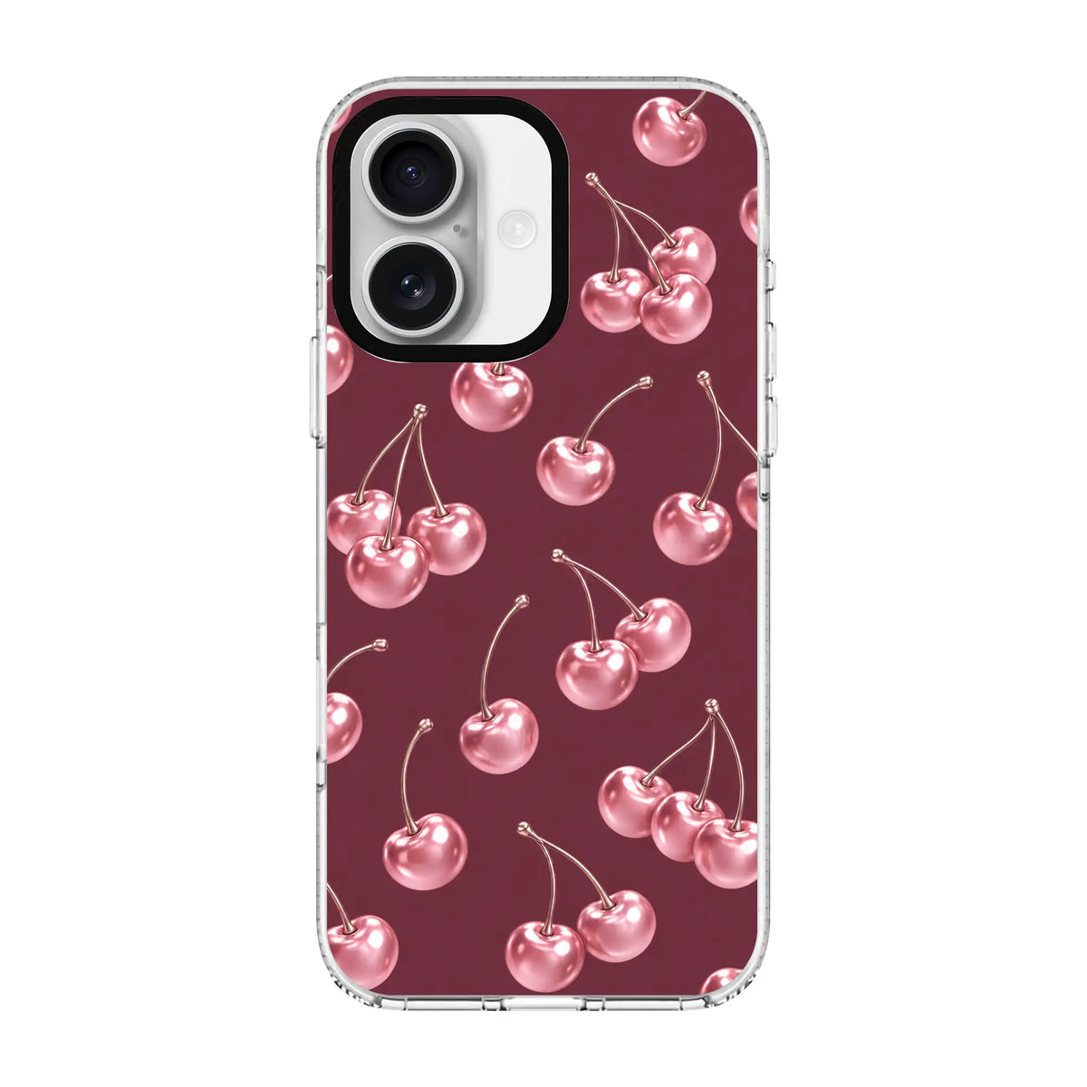 VELVET CHERRY-Clear Kılıf MagSafe Özellikli - iPhone 16