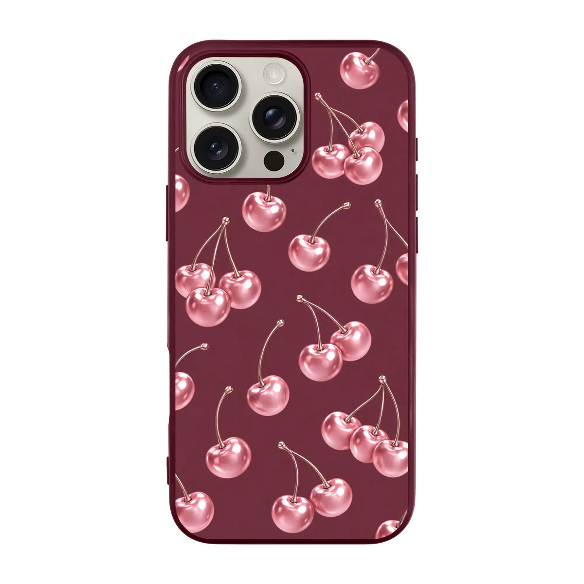 VELVET CHERRY-Ultra Silikon Kılıf-iPhone 12