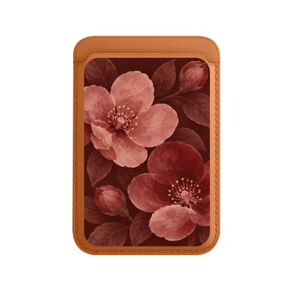 BURGUNDY BLOOM-Leather Kartlık