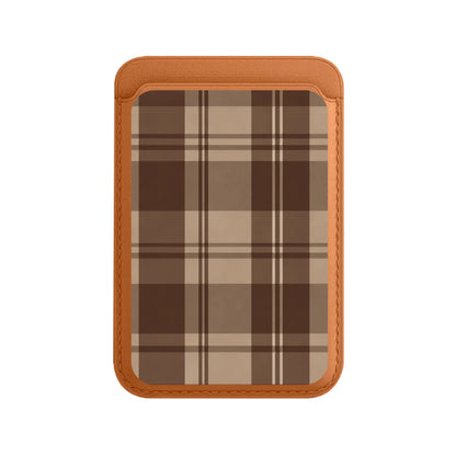 COCOA PLAID-Leather Kartlık