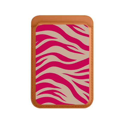 FUCHSIA ZEBRA-Leather Kartlık