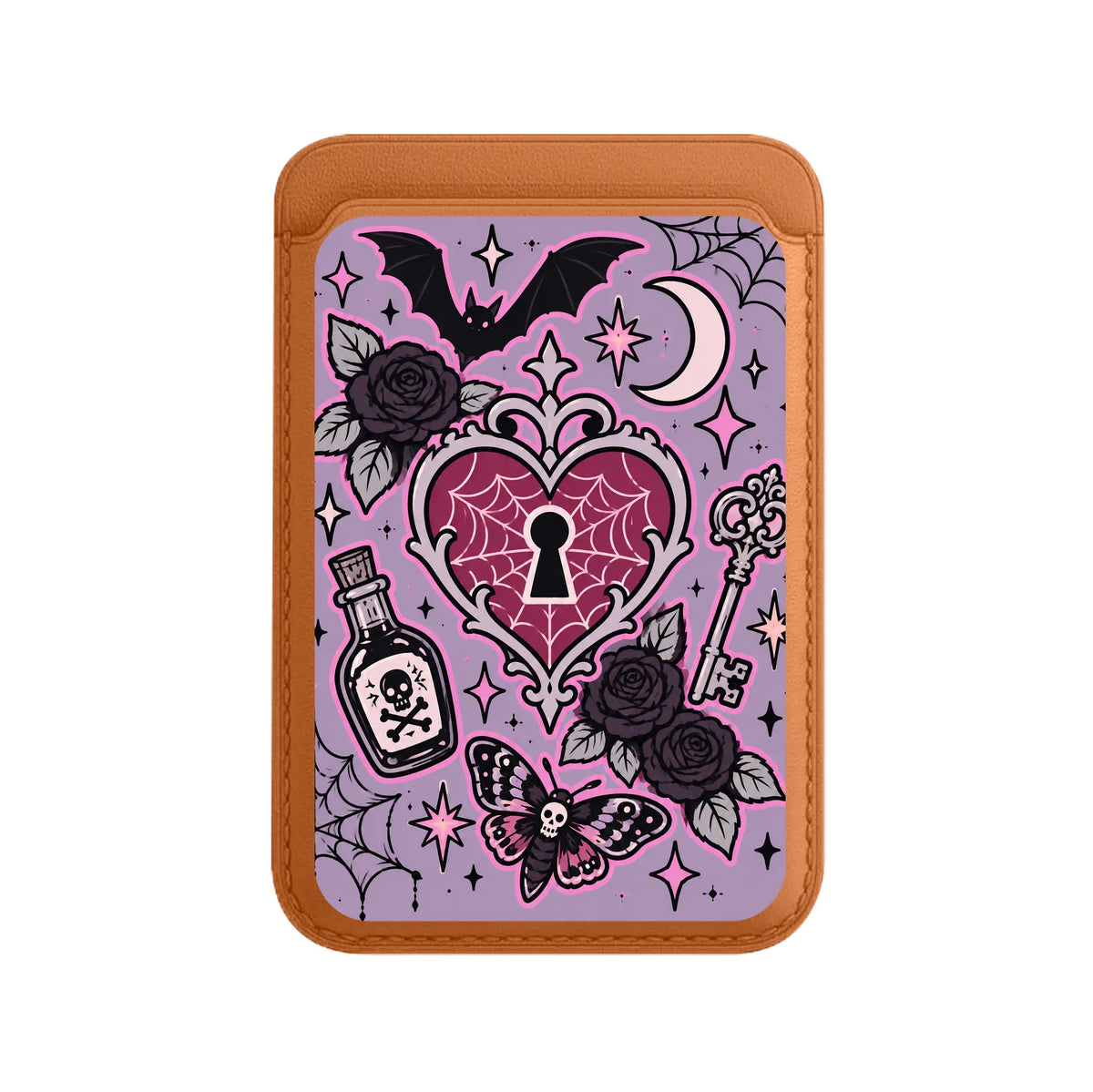 LOCKED HEART-Leather Kartlık