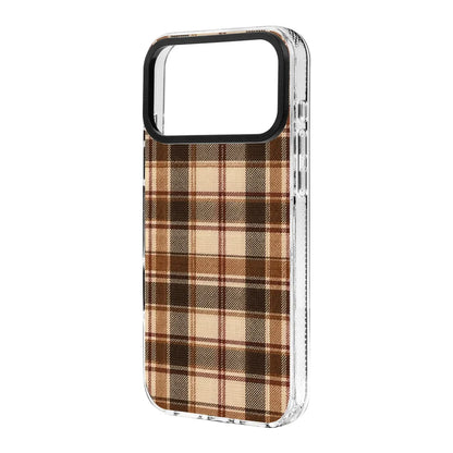 AUTUMN TARTAN-Clear Kılıf MagSafe Özellikli - iPhone 18 Pro