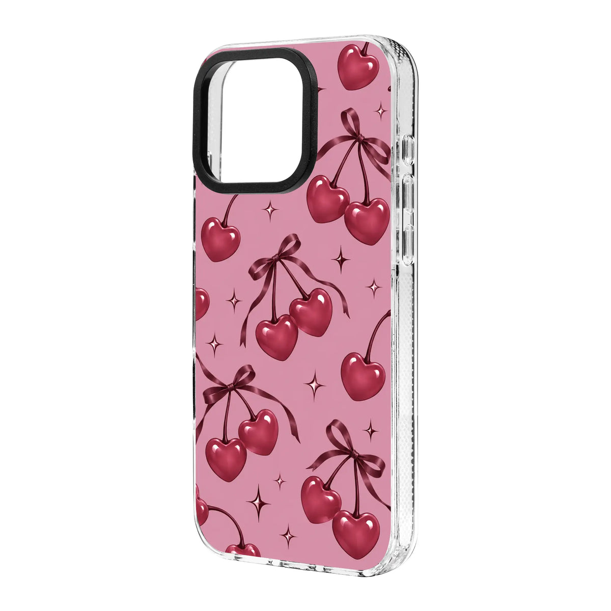 CHERRY ROMANCE-Clear Kılıf MagSafe Özellikli - iPhone 16