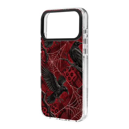 CRIMSON RAVENS-Clear Kılıf MagSafe Özellikli - iPhone 17 Pro