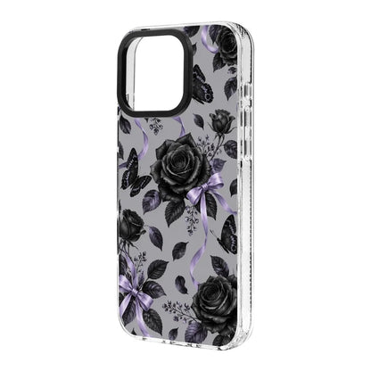MIDNIGHT ROSE-Clear Kılıf MagSafe Özellikli - iPhone 16 Plus