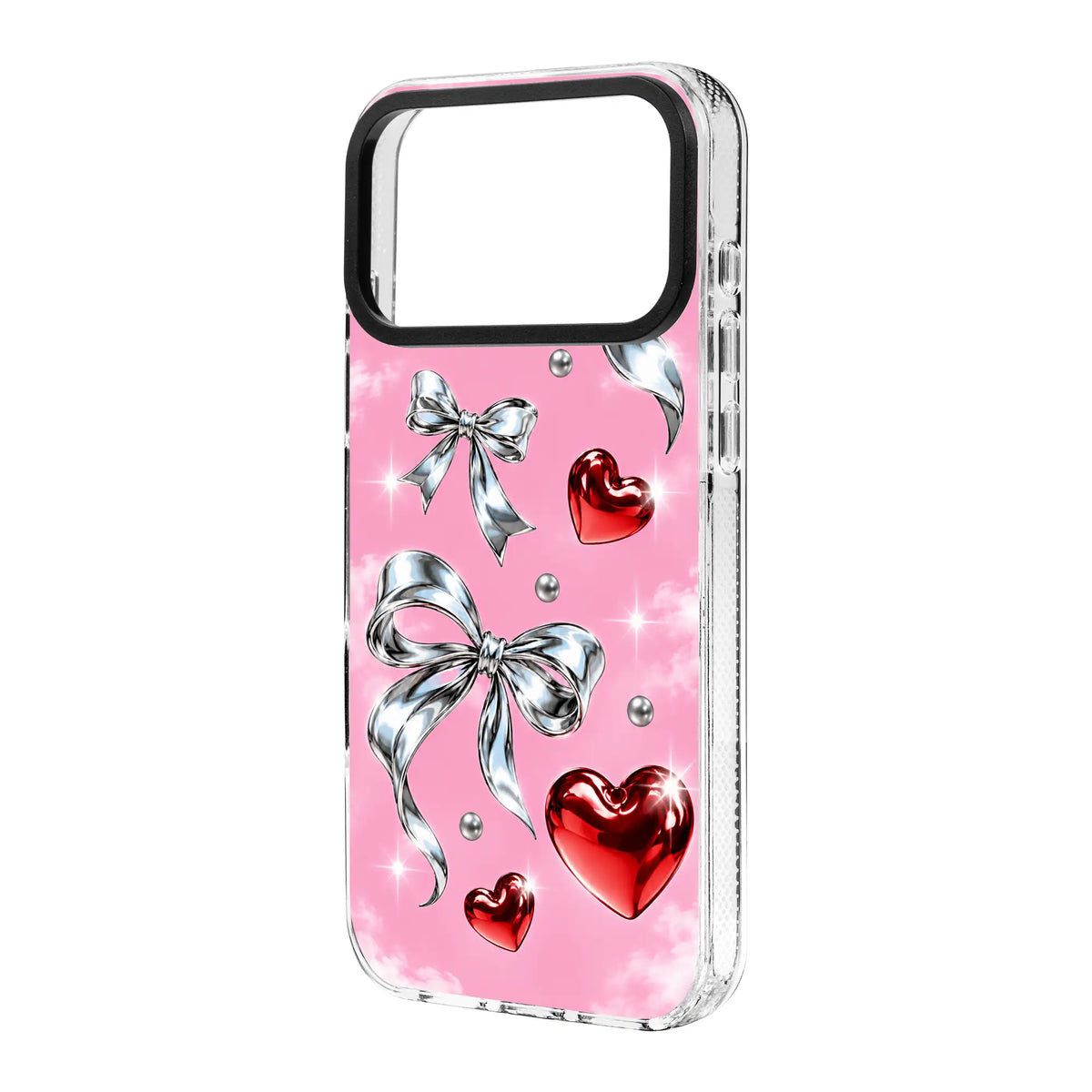 RUBY ROMANCE-Clear Kılıf MagSafe Özellikli - iPhone 18 Pro