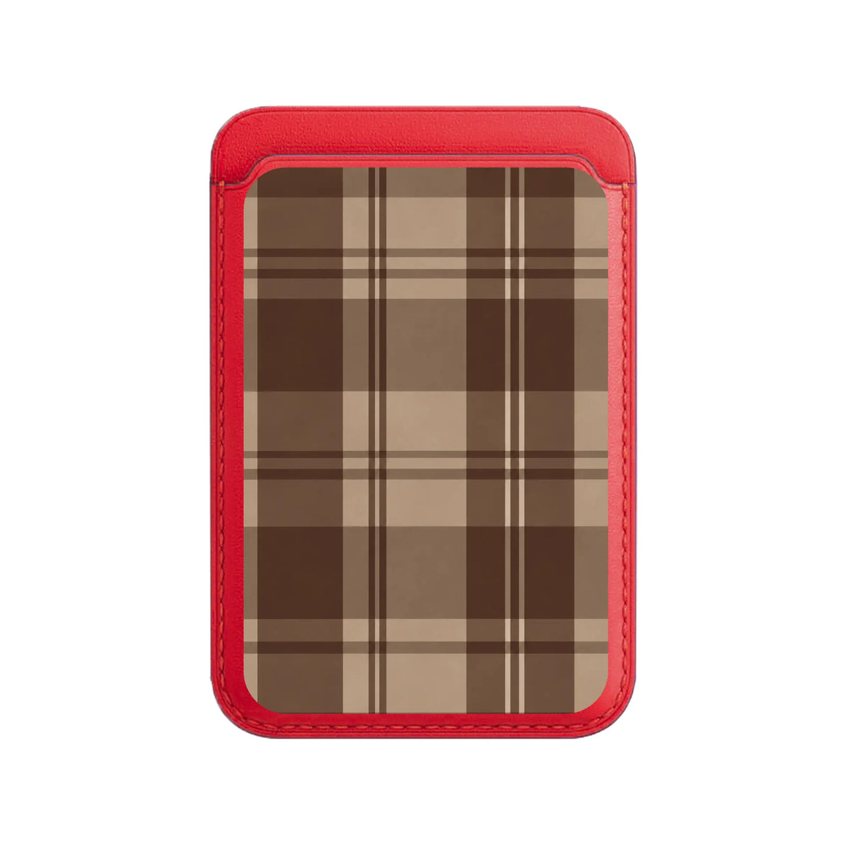 COCOA PLAID-Leather Kartlık