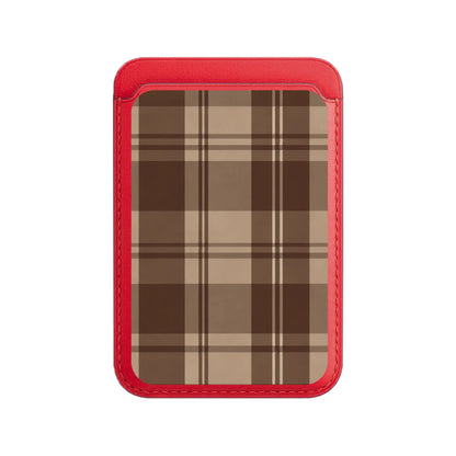 COCOA PLAID-Leather Kartlık