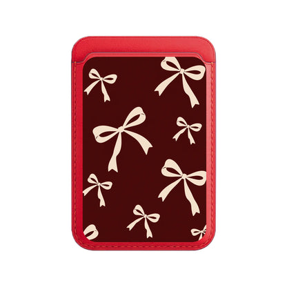 VELVET BOWS-Leather Kartlık